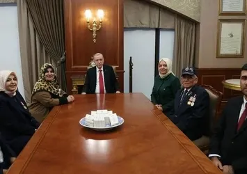 Başkan Erdoğan gazileri kabul etti! Taleplerini dinledi