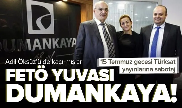 Son dakika: Dumankaya yöneticisi hain gecede Türksat yayınlarını kesmeye çalıştığı ortaya çıktı!