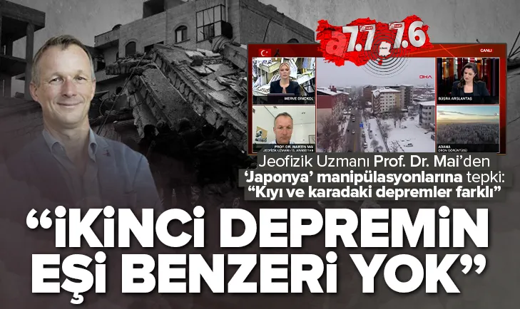 Prof. Dr. Mai: ’İkinci depremin eşi benzeri yok’