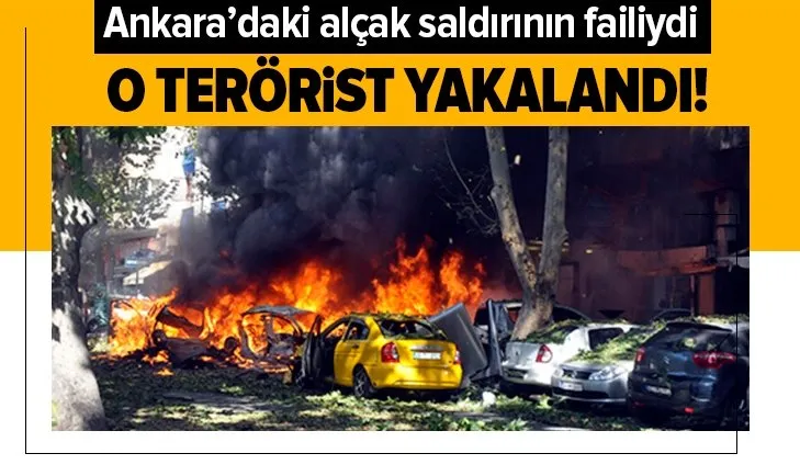 Ankara'daki alçak saldırıyı gerçekleştiren terörist yakalandı