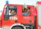 Azerbaycandan 220 itfaiye eri daha yangın bölgelerine geldi