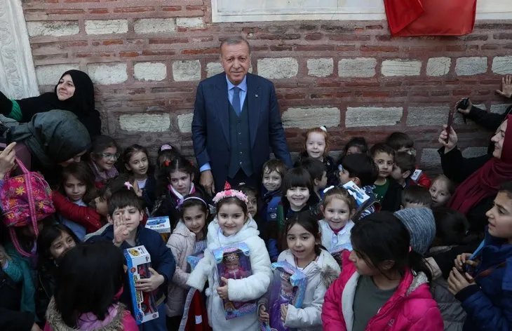 Başkan Erdoğan'a vatandaşlardan sevgi seli!