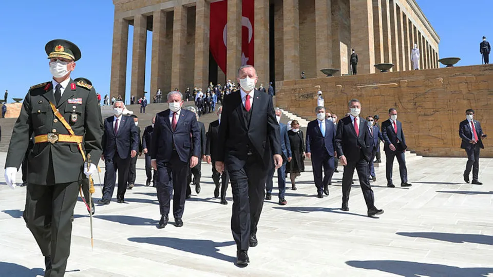 Başkan Erdoğan Anıtkabir'de