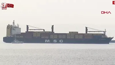 Kargo gemisi karaya oturdu