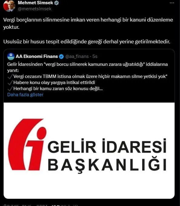 gibden-vergi-borcu-iddialarina-yanit-mehmet-simsekten-yanit-1732206298139.jpeg "Vergi borçları siliniyor" iddialarına Bakan Şimşek'ten net cevap! - 2