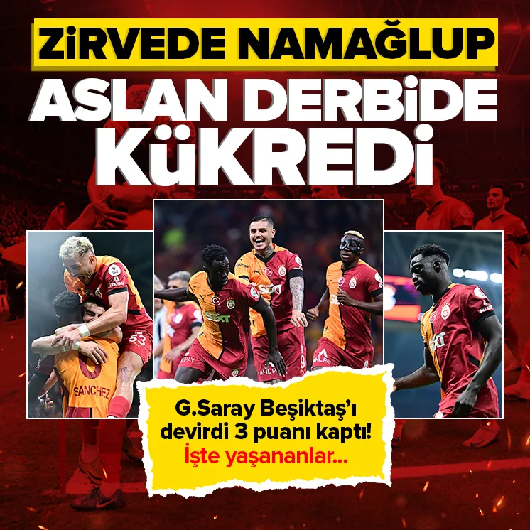 Aslan derbide kükredi!