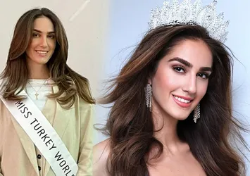 Miss Turkey birincisi İdil Bilgen Hindistan'a gitti!