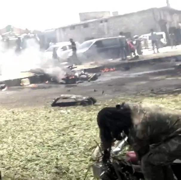 Afrin’de bomba yüklü 2 araçla terör saldırısı!