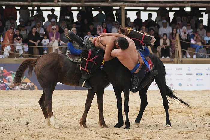 Ziyaretçi akınına uğradı! 7. Etnospor Kültür Festivali ata sporlarını dünyaya tanıttı