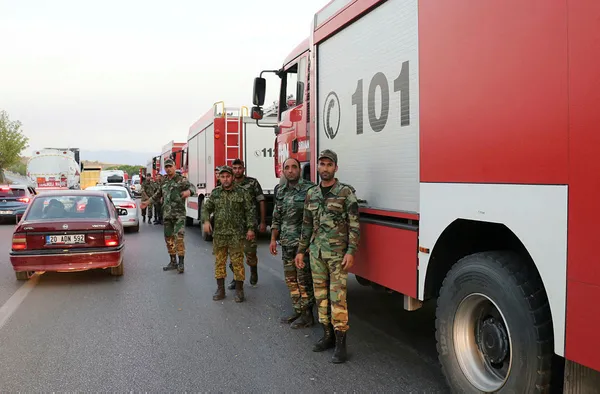 Mersin’de yangın çıkarmaya çalışan 2 şüpheliden biri tutuklandı