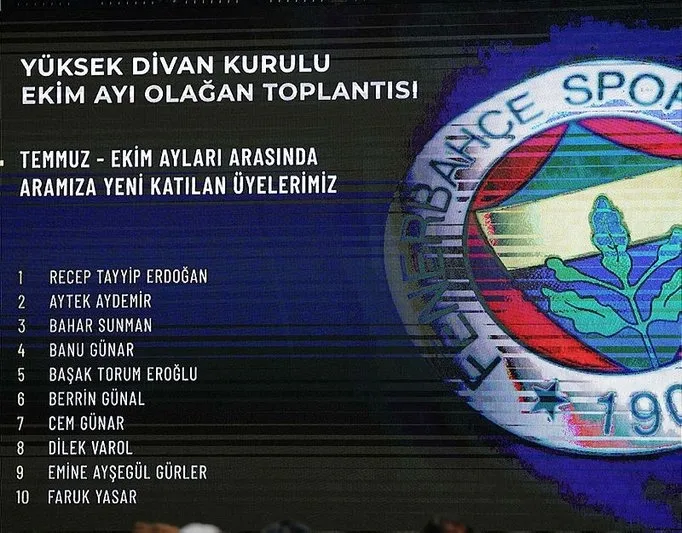 Başkan Erdoğan'dan Fenerbahçe Yüksek Divan Kurulu Toplantısı'nda önemli açıklamalar - 9
