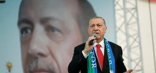 Cumhurbaşkanı Erdoğan, Rize’de konuştu