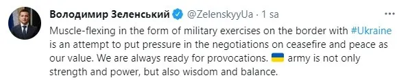 Rusya’nın Ukrayna sınırındaki askeri hareketliliğine Ukrayna Devlet Başkanı Vladimir Zelenskiy’den sert tepki