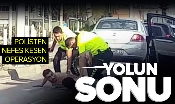 ¡Impresionante operación de semáforo en rojo de la policía!