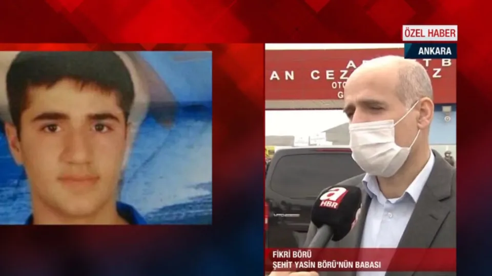 PKK’nın şehit ettiği Yasin Börü’nün babası Fikri Börü A Haber’de: Bir numaralı faili HDP’dir!