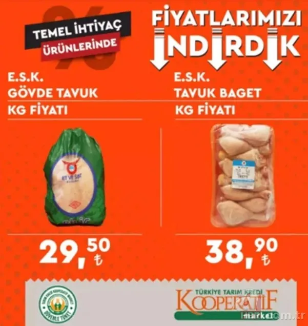 Tarım Kredi marketlerinde indirim! Hangi ürün ne kadar oldu? Tarım Kredi'de eski ve yeni fiyat listesi 13