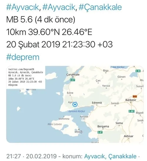 Son dakika: İstanbul’da korkutan depremSon depremler 2019