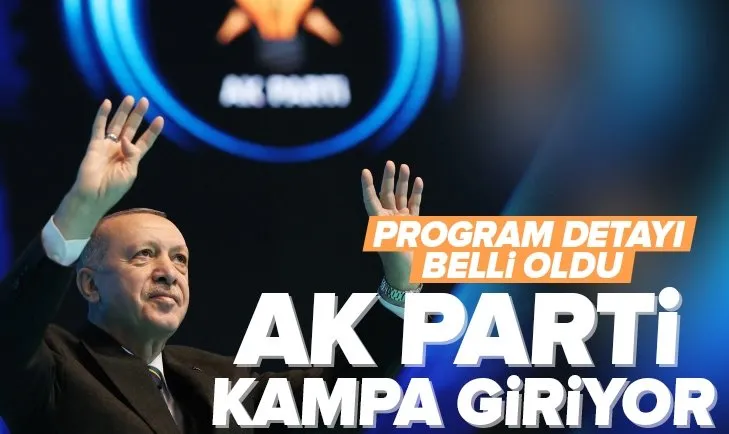 Başkan Erdoğan liderliğinde AK Parti Kızılcahamam’da kampa giriyor