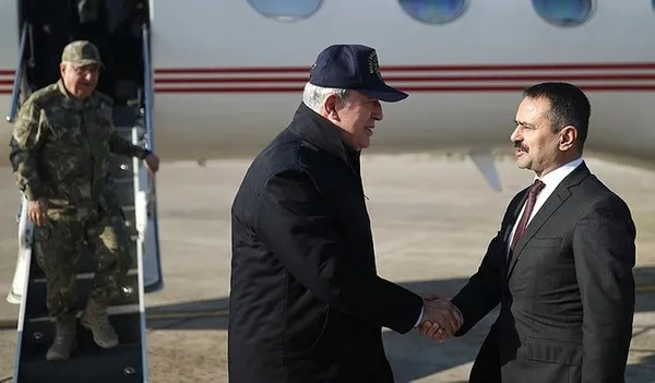 Milli Savunma Bakanı Hulusi Akar ve TSK komuta kademesi Gökçeada’da