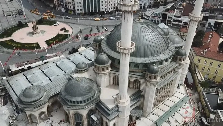 Taksim Camisi bugün açılıyor! Türkiye ve dünyada sayılı uygulama