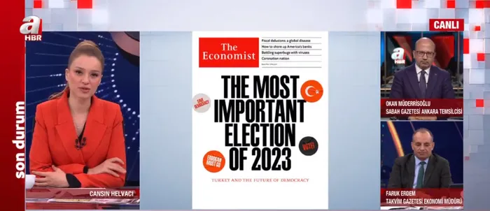 Miting meydanları ne diyor? The Economist'in skandal kapağına A Haber'de sert tepki: 14 Mayıs gerçek anlamda kapak olacak! - 6