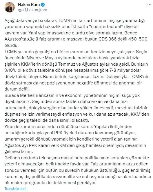 Hazine ve Maliye Bakanı Mehmet Şimşek'ten "Rezerv satışı ile kura müdahale edildi" iddiasına yalanlama - 3