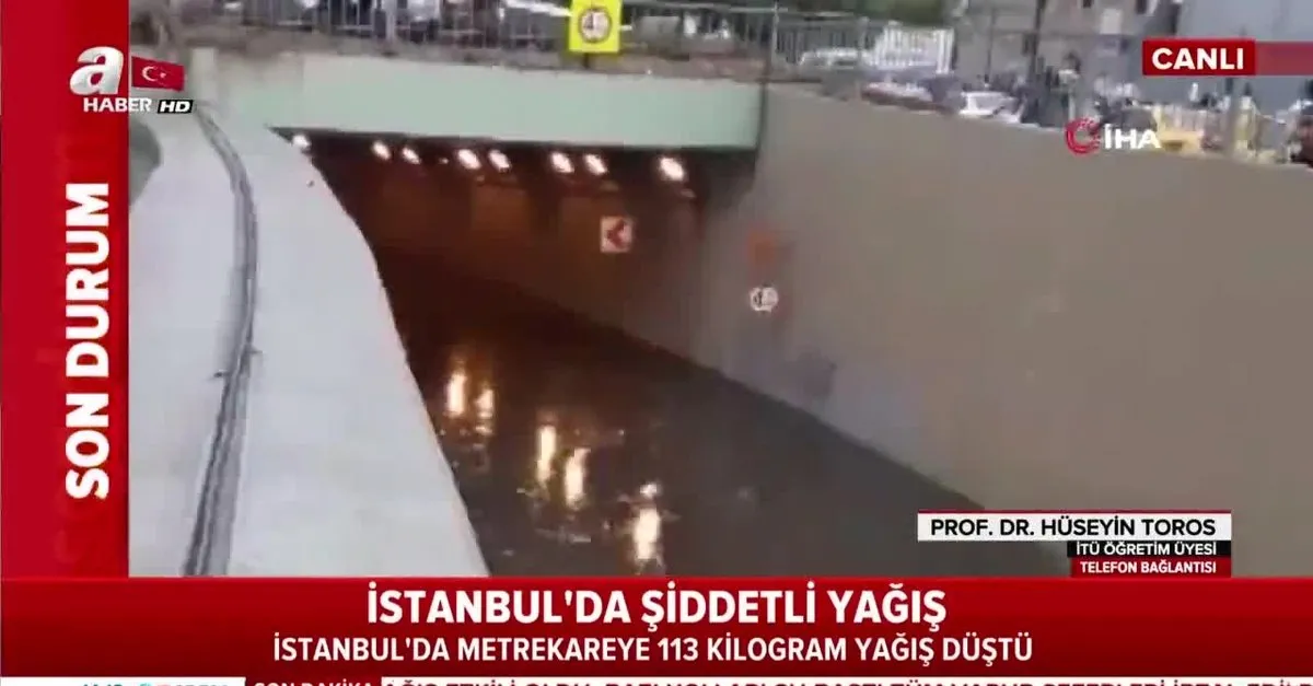 Meteoroloji Den Istanbul Icin Son Dakika Uyarisi Siddetli Yagis Video Izle Flas Haber Ahaber Son Dakika Video Izle