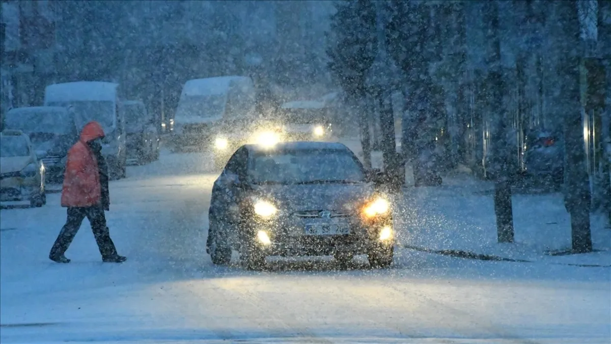 Kars'ta yüksek kesimlerde kar etkili oldu