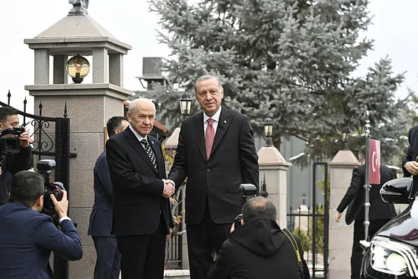 Ankara'da 'Cumhur' zirvesi: Başkan Recep Tayyip Erdoğan MHP Lideri Devlet Bahçeli ile bir araya geldi - 5