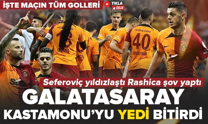 Galatasaray evinde gol olup yağdı!