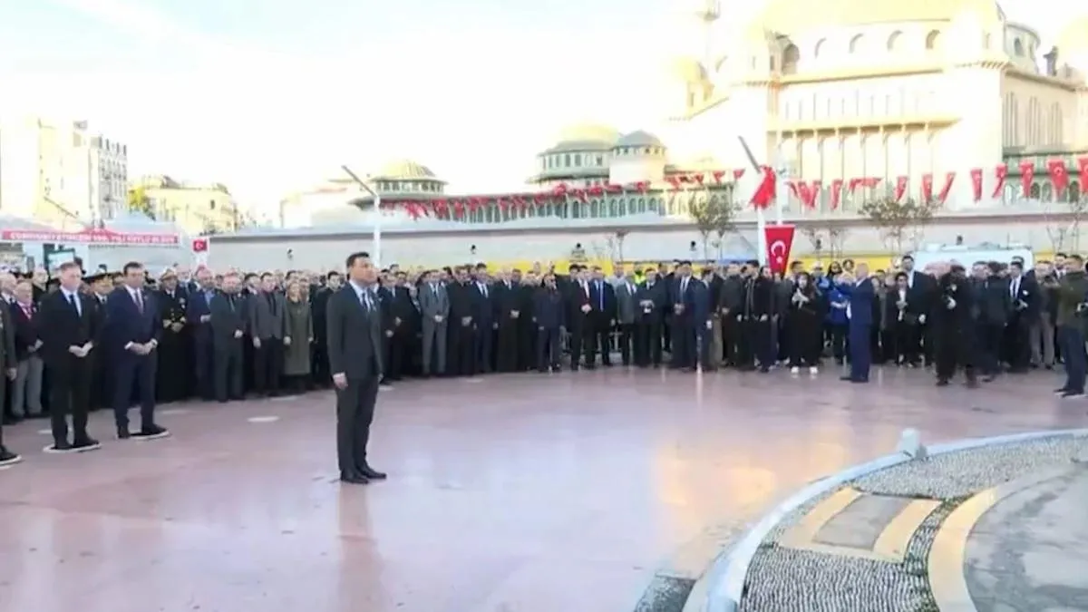 Atatürk'ün partisi Atatürk'ü anmayı bile beceremedi! CHP Taksim'e çelenk götürmeyi unuttu