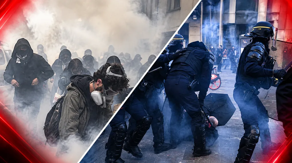 Fransa'da sokaklar karıştı! Liselilerin başlattığı protestolar ülke geneline yayıldı