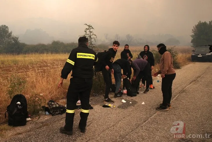 Yunanistan’daki alevlere teslim! Miçotakis’ten skandal açıklama: Yangınları göçmenler çıkardı