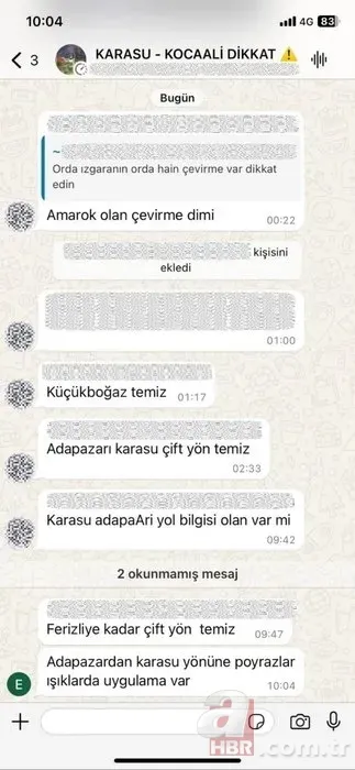 Sakarya’da akılalmaz olay! Kurdukları WhatsApp grubunda uygulama noktalarını paylaştılar 7