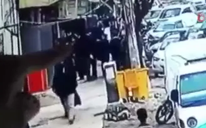 İşte Münbiç'teki patlama anı...