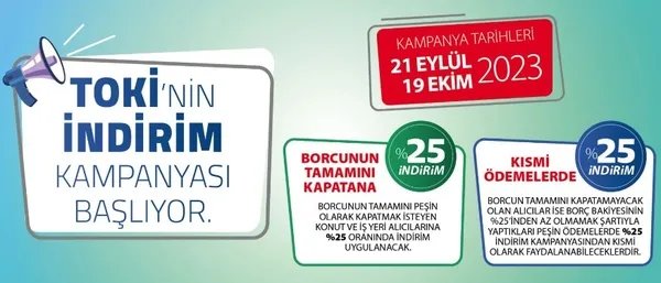 toki-25-indirim-kampanyasi-detaylari-2023-toki-indirim-kampanyasi-basvurusu-nasil-yapilir-sartlari-neler-1695279670536.jpg TOKİ %25 indirim kampanyası detayları! 2023 TOKİ indirim kampanyası başvurusu nasıl yapılır, şartları neler? - 2
