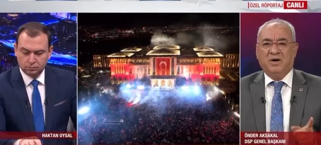 Cumhur İttifakı zaferi! DSP Genel Başkanı Önder Aksakal A Haber’de