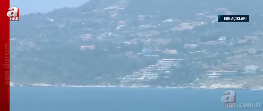 A Haber Sisam adasını görüntüledi! İşte Yunanistan'ın silahlandırdığı ada 14