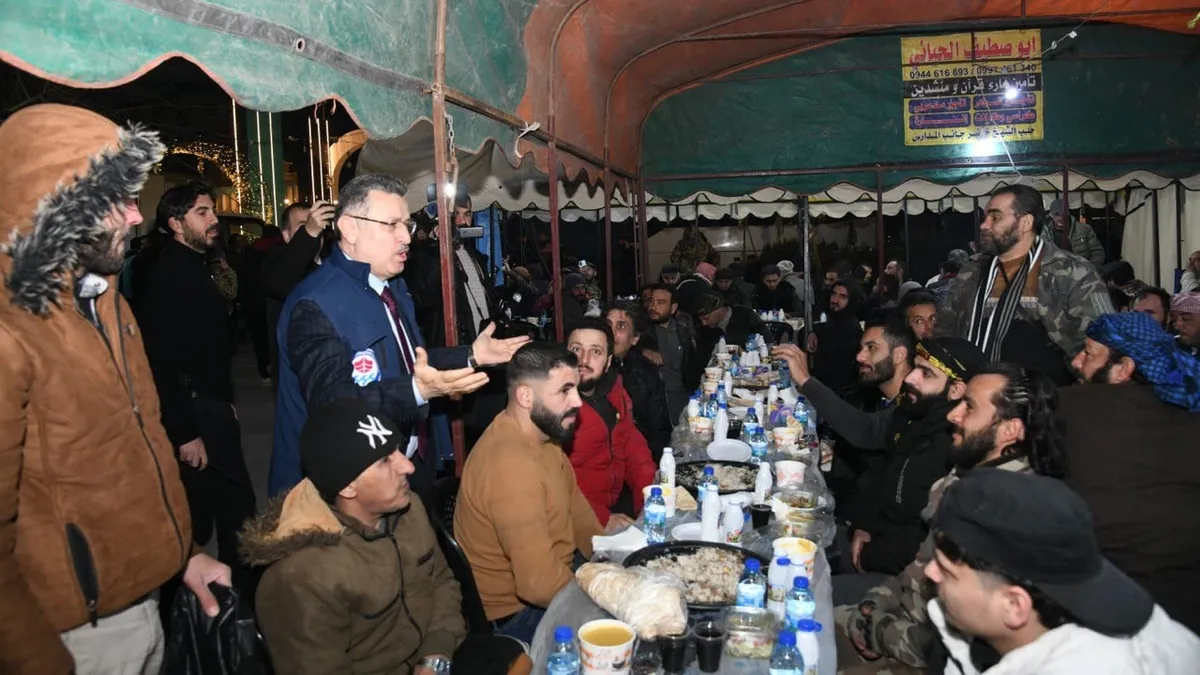 Trabzon’dan Halep’e kardeşlik sofrası! Belediye Başkanı Genç ve heyeti mazlumlarla bir araya geldi