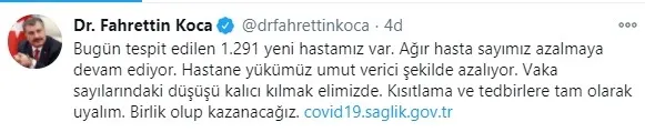 SON DAKİKA: Sağlık Bakanlığı 8 Ocak 2021’e ait Kovid-19 vaka sayısını açıkladı | Türkiye’de bugün koronavirüsten kaç kişi öldü?