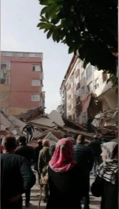 Son dakika haberi | İstanbul Bahçelievler’de boş bina yıkıldı!