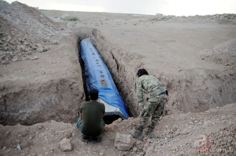 PKK/YPG’li teröristler Tel Abyad’ı köstebek yuvasına çevirmiş 9