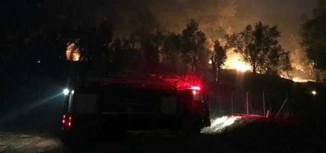 Muğla’da orman yangını! 34 hane boşaltıldı