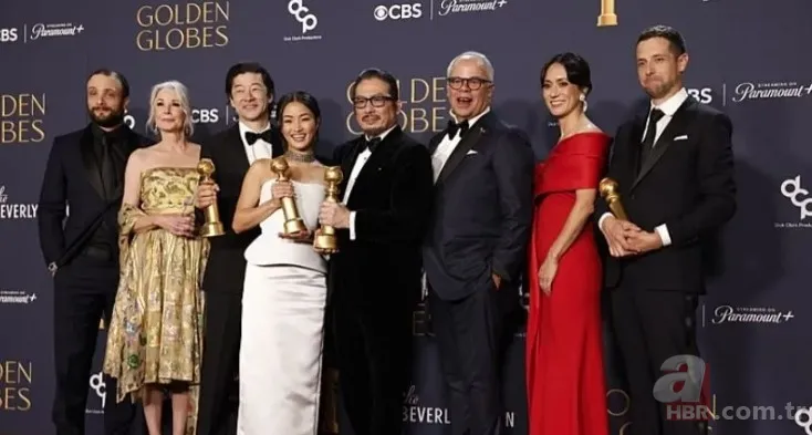 Fahriye Evcen ilgi odağı oldu! Türk yıldızlar Riyad'daki Joy Awards ödül gecesinde... 4