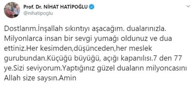 Nihat Hatipoğlu'nun sağlık durumu nasıl, iyileşti mi? Nihat Hatipoğlu son dakika açıklaması... - 3