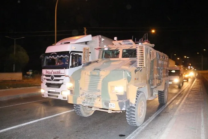 TSK’dan Şanlıurfa’da Suriye sınırına askeri sevkiyat