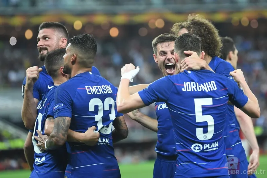 UEFA Avrupa Ligi finalinde Chelsea ezeli rakibi Arsenal'i geçip kupanın sahibi oldu! 11