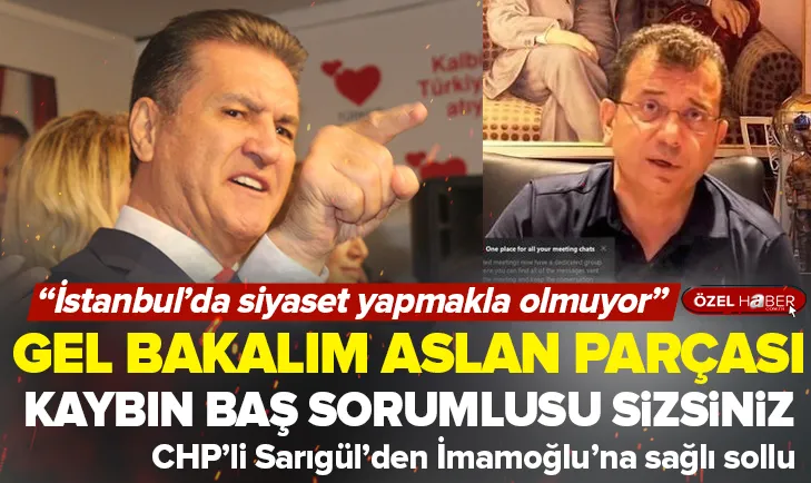 Sarıgül’den İmamoğlu’na salvolar