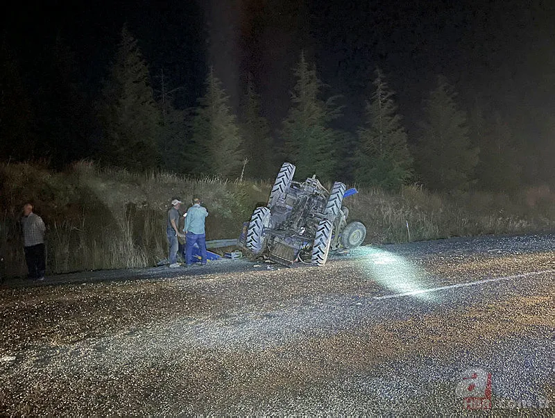 Son dakika! Eskişehir'de yolcu otobüsü ile traktör çarpıştı! Feci kazada yaralılar var 11