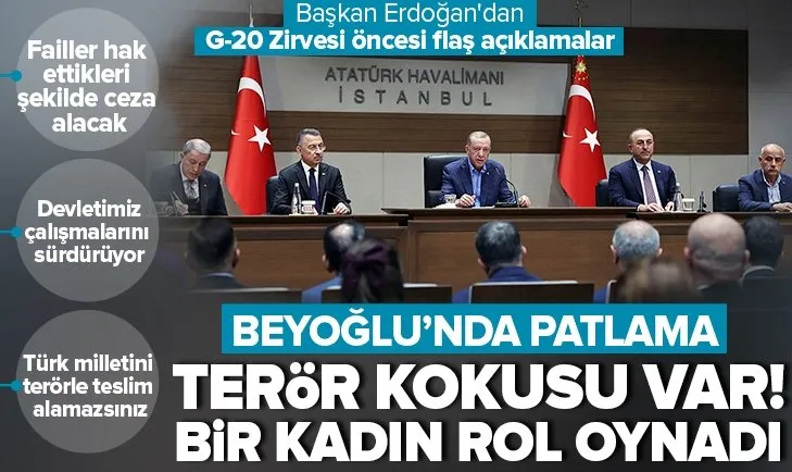 Başkan Erdoğan: Burada bir terör kokusu var